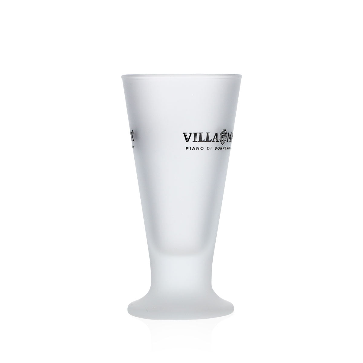 6x Villa Massa Limoncello glasses Stamper Short glass 7cl shot Frosted – View 3