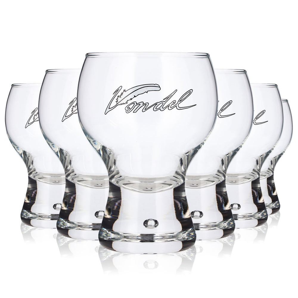 6 Vondel Beer Glasses, 0.4 L, Durobor Cosmos Goblet