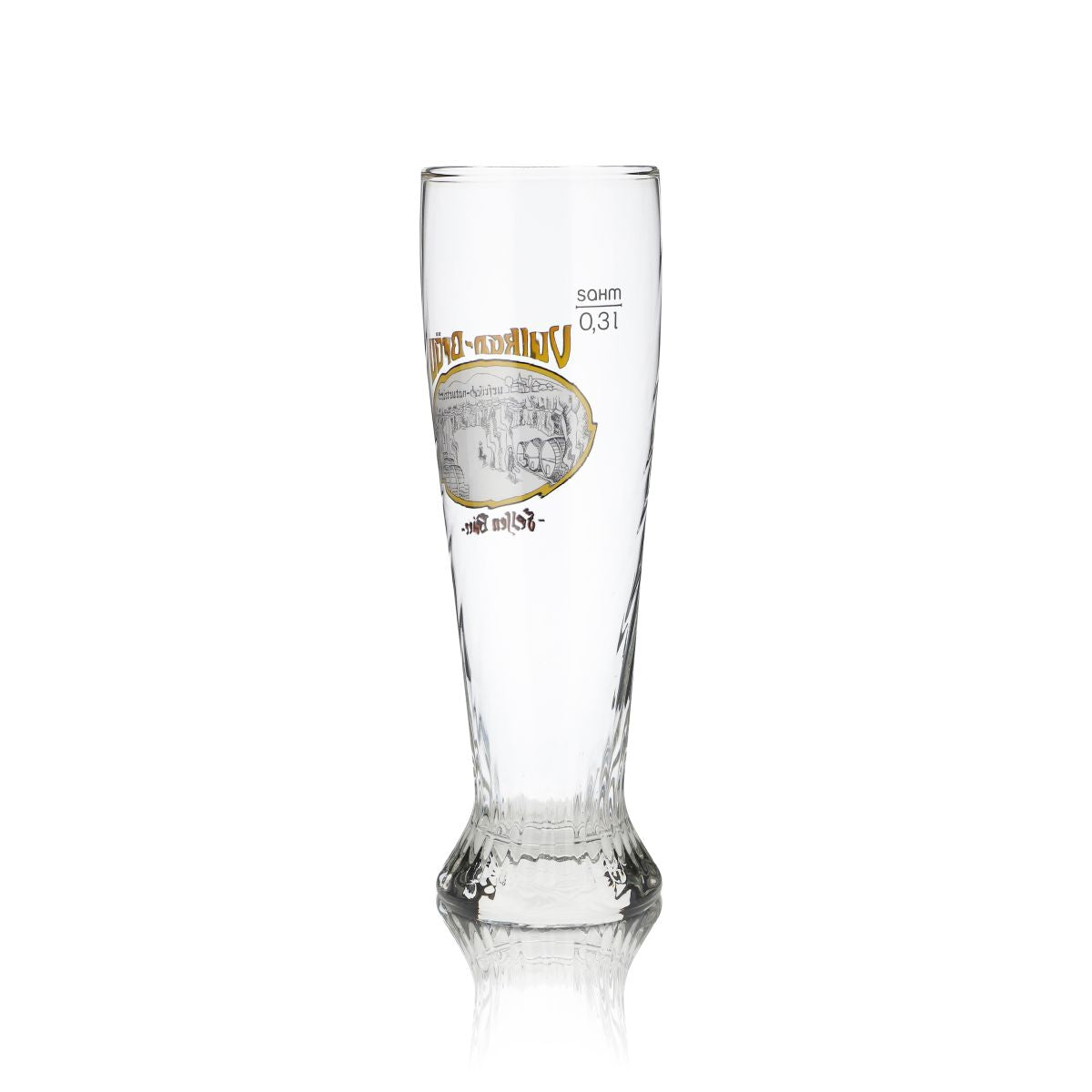 6x Vulkanbräu glass 0.3l wheat beer glass Hefeweizen glass set Eifel brewery – View 3