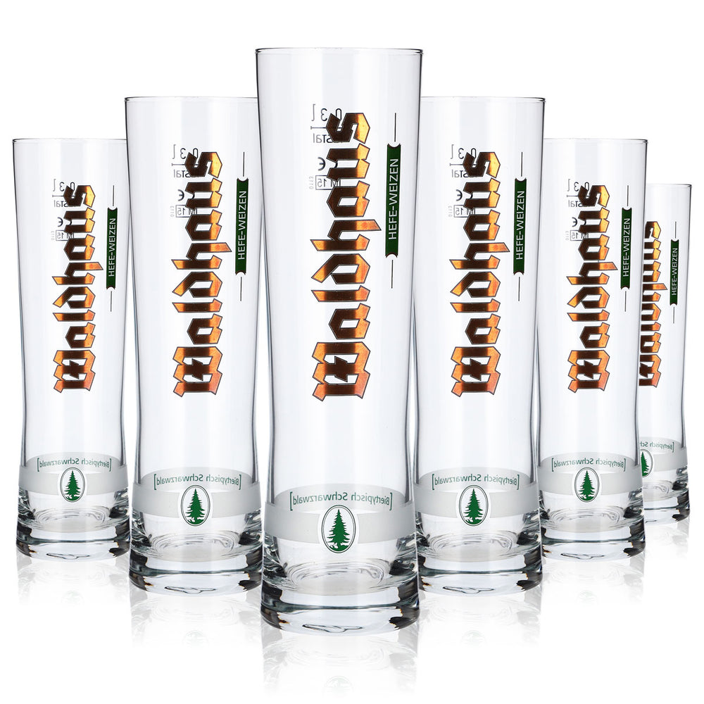 6 Waldhaus Beer Glasses, 0.3 L, Bronze, Rastal Fresh Logo (Set of 6)