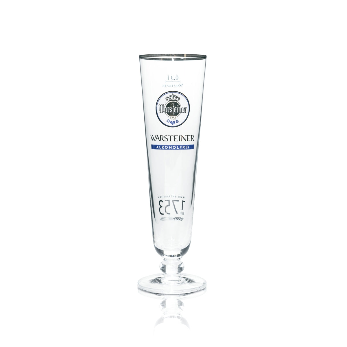 6x Warsteiner Beer Glass 0.3l Exclusive Tulip Non-Alcoholic Glasses Pilsner Trophy Gastro – View 2