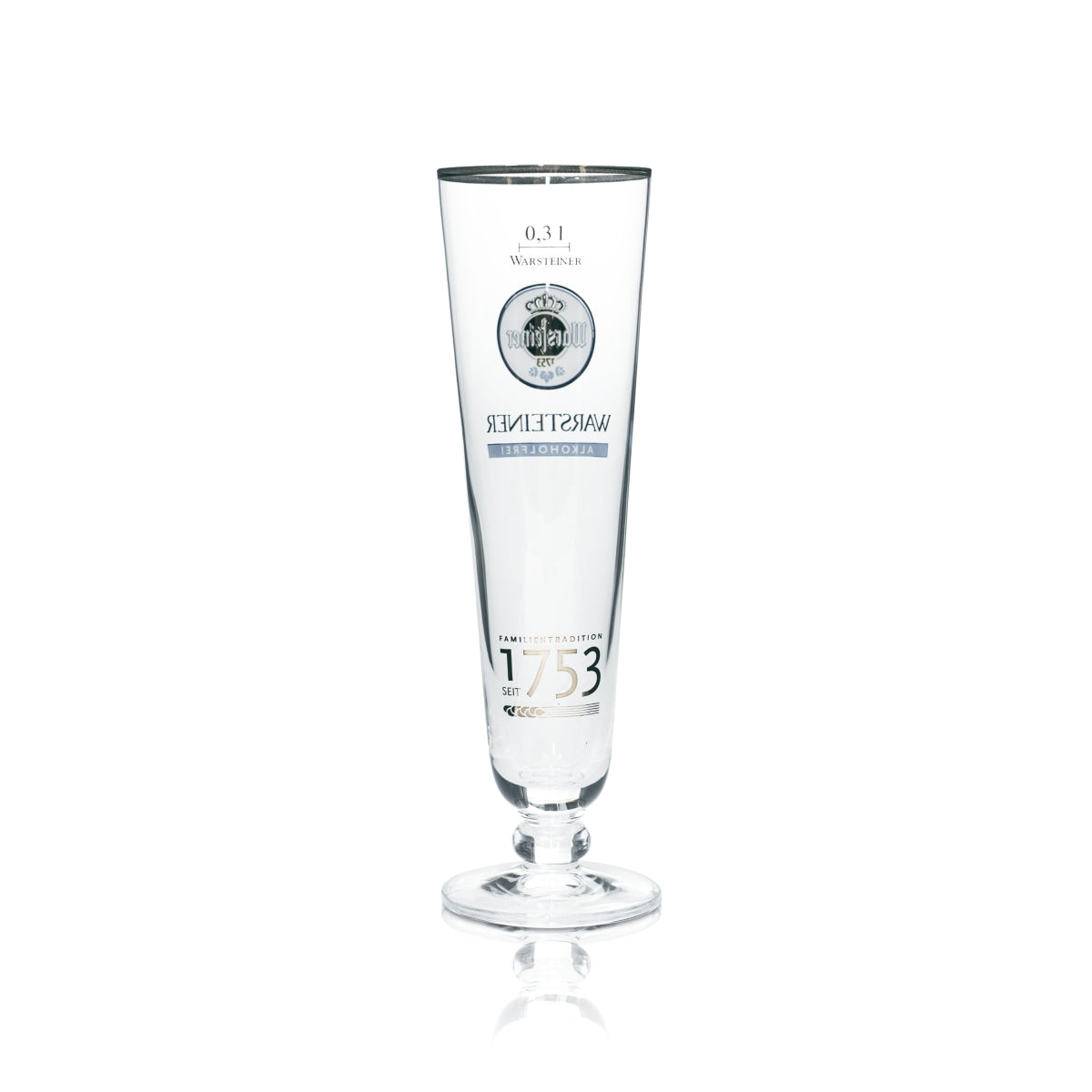 6x Warsteiner Beer Glass 0.3l Exclusive Tulip Non-Alcoholic Glasses Pilsner Trophy Gastro – View 3