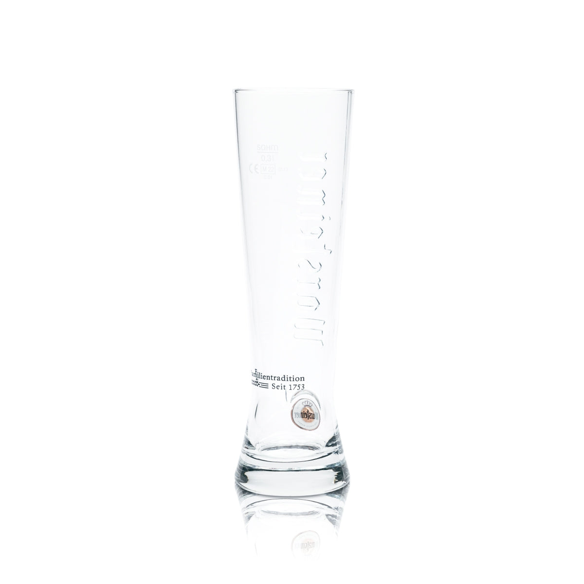 6x Warsteiner Beer Glass 0.3l Premium Cup Glasses Mug Relief Cup Tulip Rod – View 3