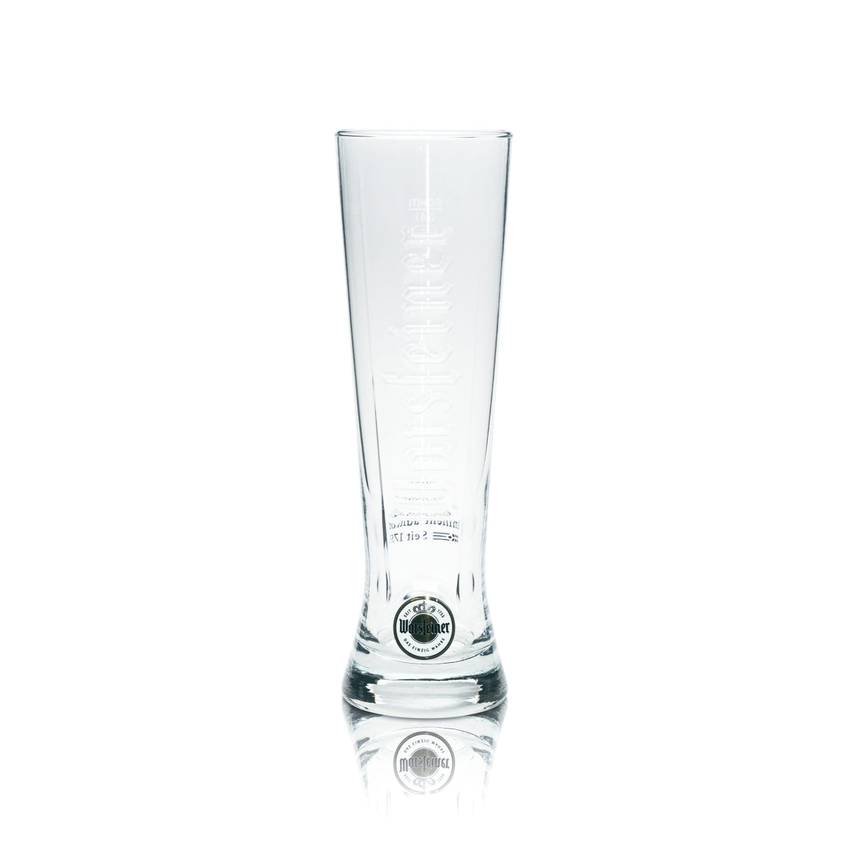 6x Warsteiner Beer Glass 0.4l Premium Cup Relief Pils Glasses Bar Flute Beer – View 2