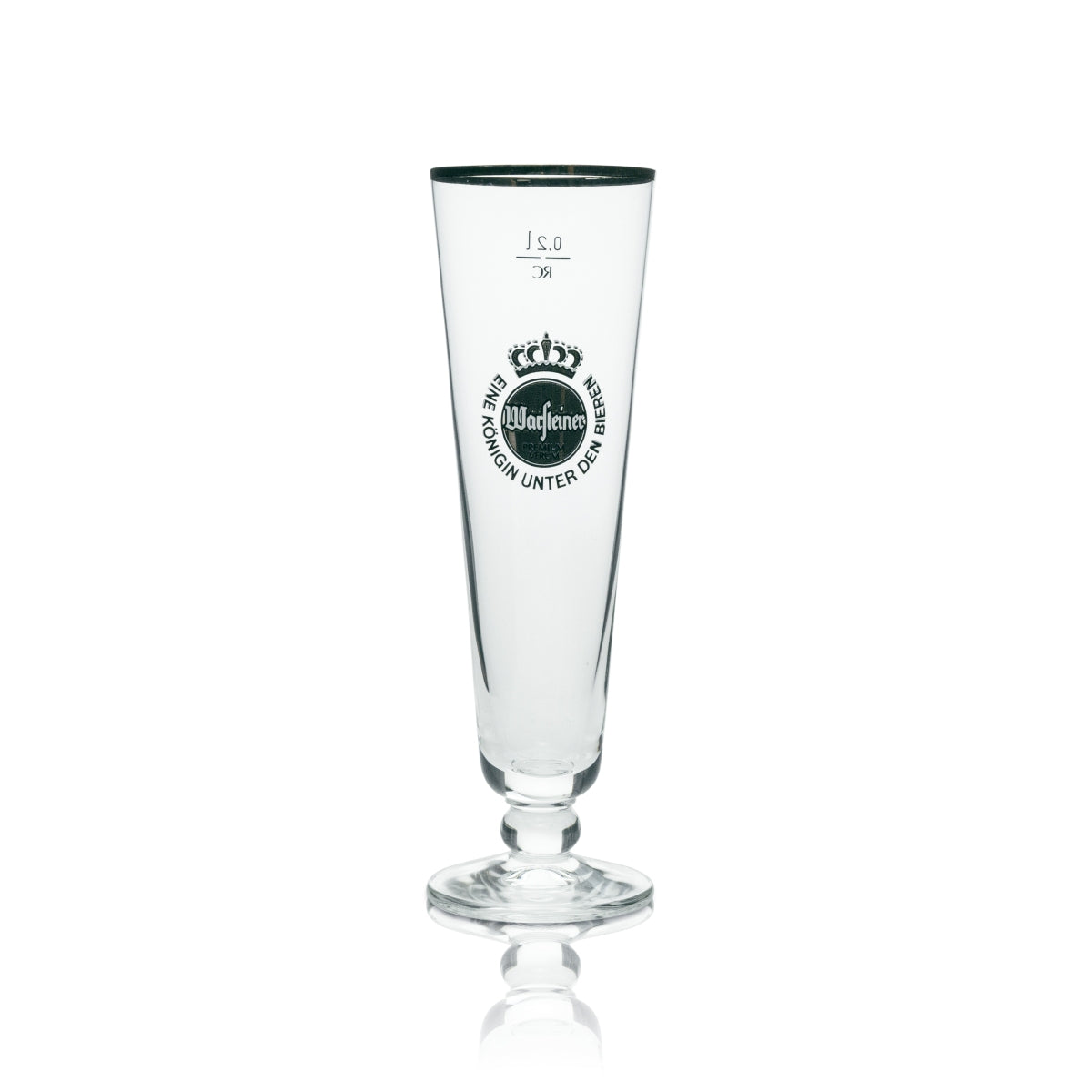 6x Warsteiner Beer Glass Exclusive Tulip with Gold Rim 200ml – View 2