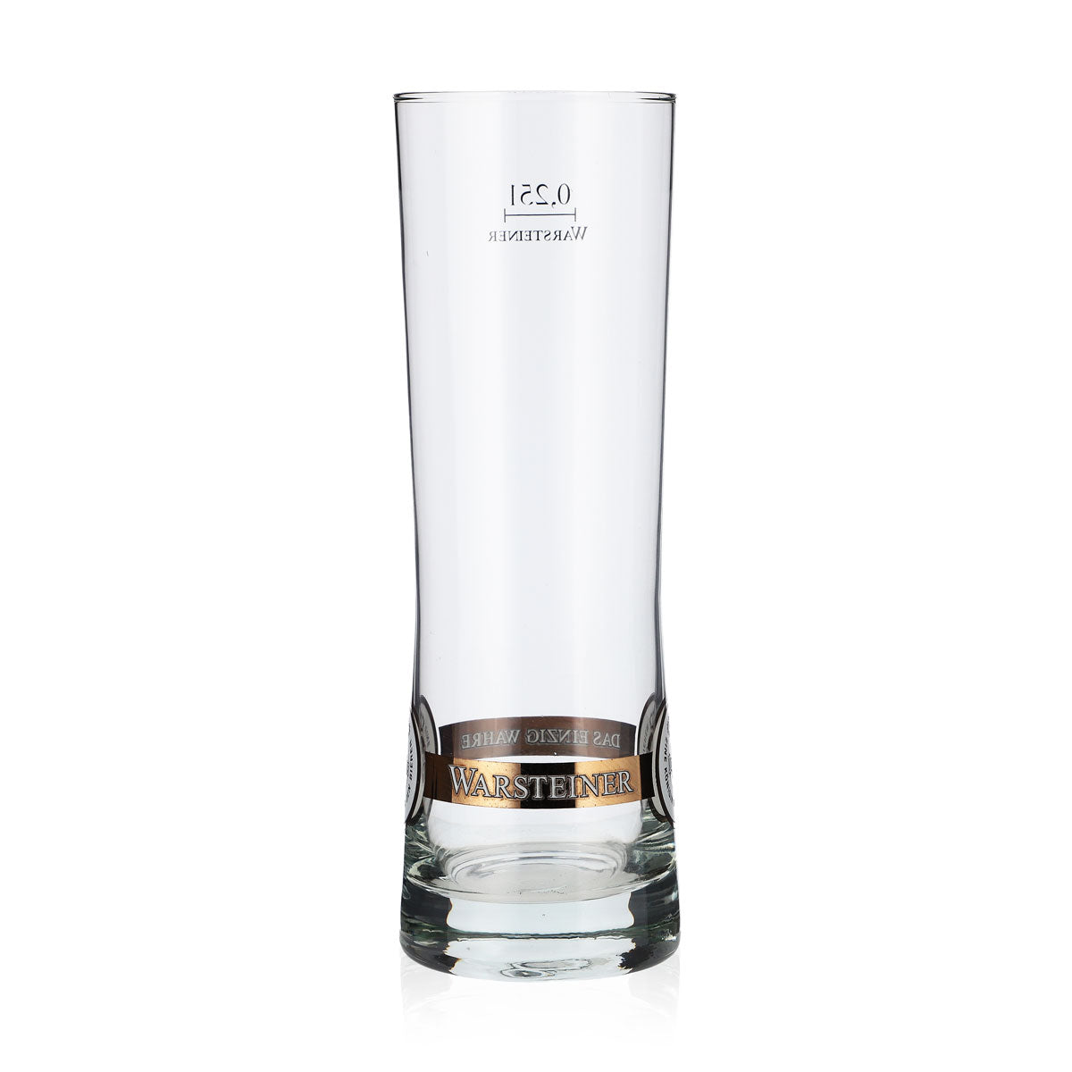6x Warsteiner beer glasses, 0.25 l, mug, logo on bottom, Rastal Fresh – View 5