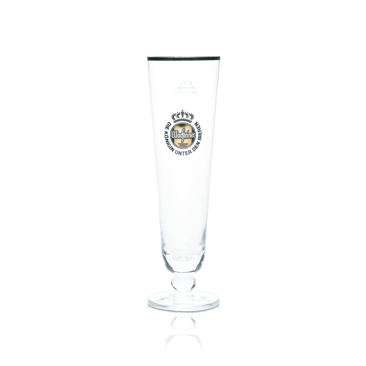 6x Warsteiner Glass 0.3l Pilsner Beer Glasses Premium Gold Rim Brewery Gastro – View 2