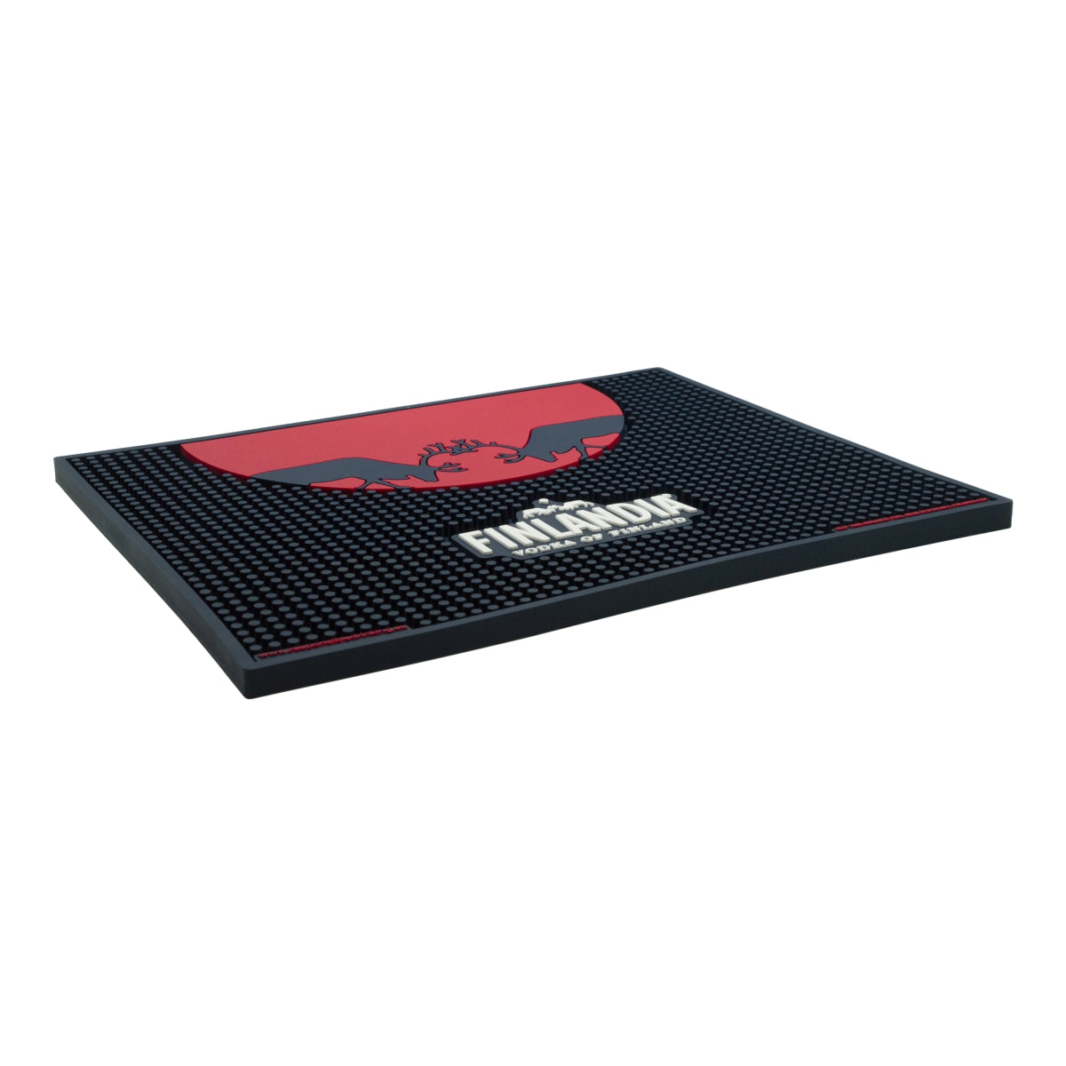 Finlandia Vodka Bar Mat Drip Mat Bar Accessories Square Blue 35x28 – View 2