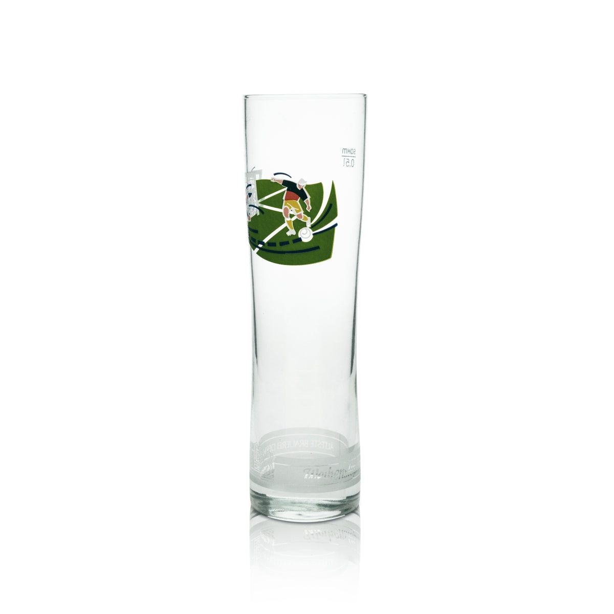6x Weihenstephan beer glass tulip 0.5l Sahm soccer Germany Jamaica – View 2