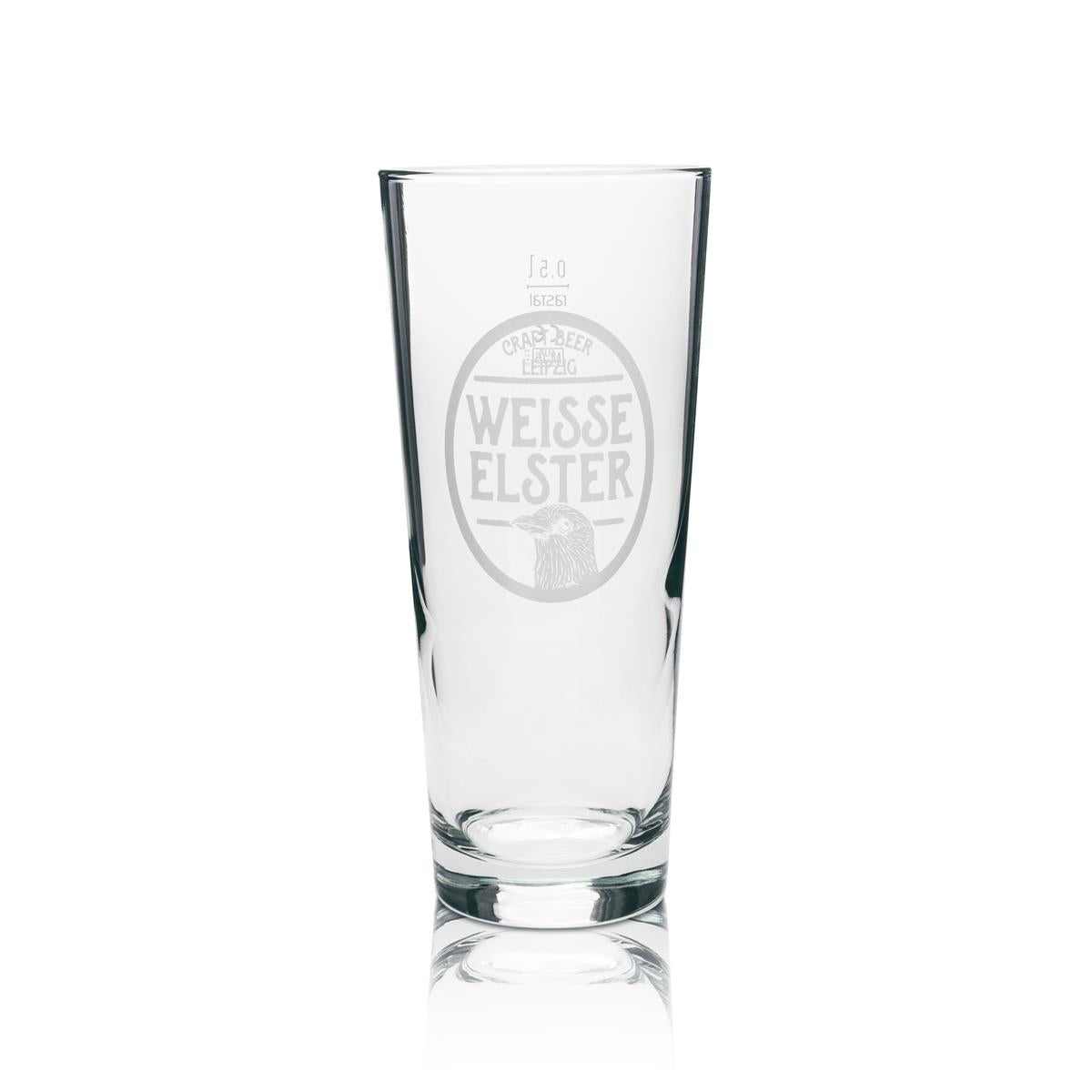 6x White Magpie Beer Glass 0.5l Mug Rastal – View 2