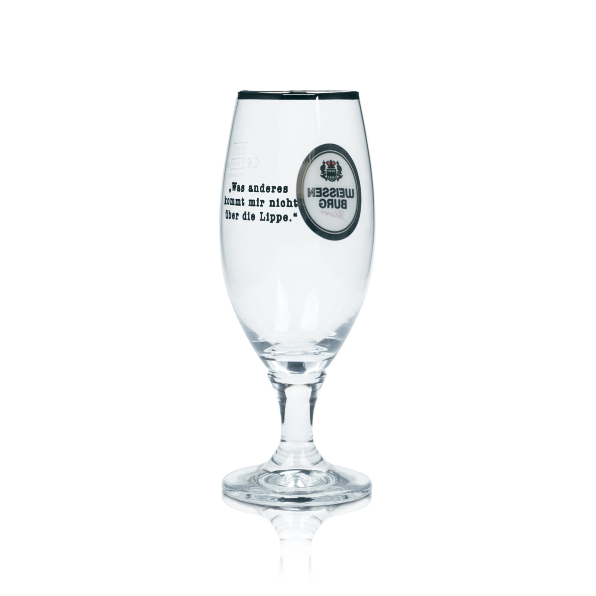 6x Weissenburg beer glass 0.25l cup with gold rim Ritzenhoff tulip glasses brewery – View 4