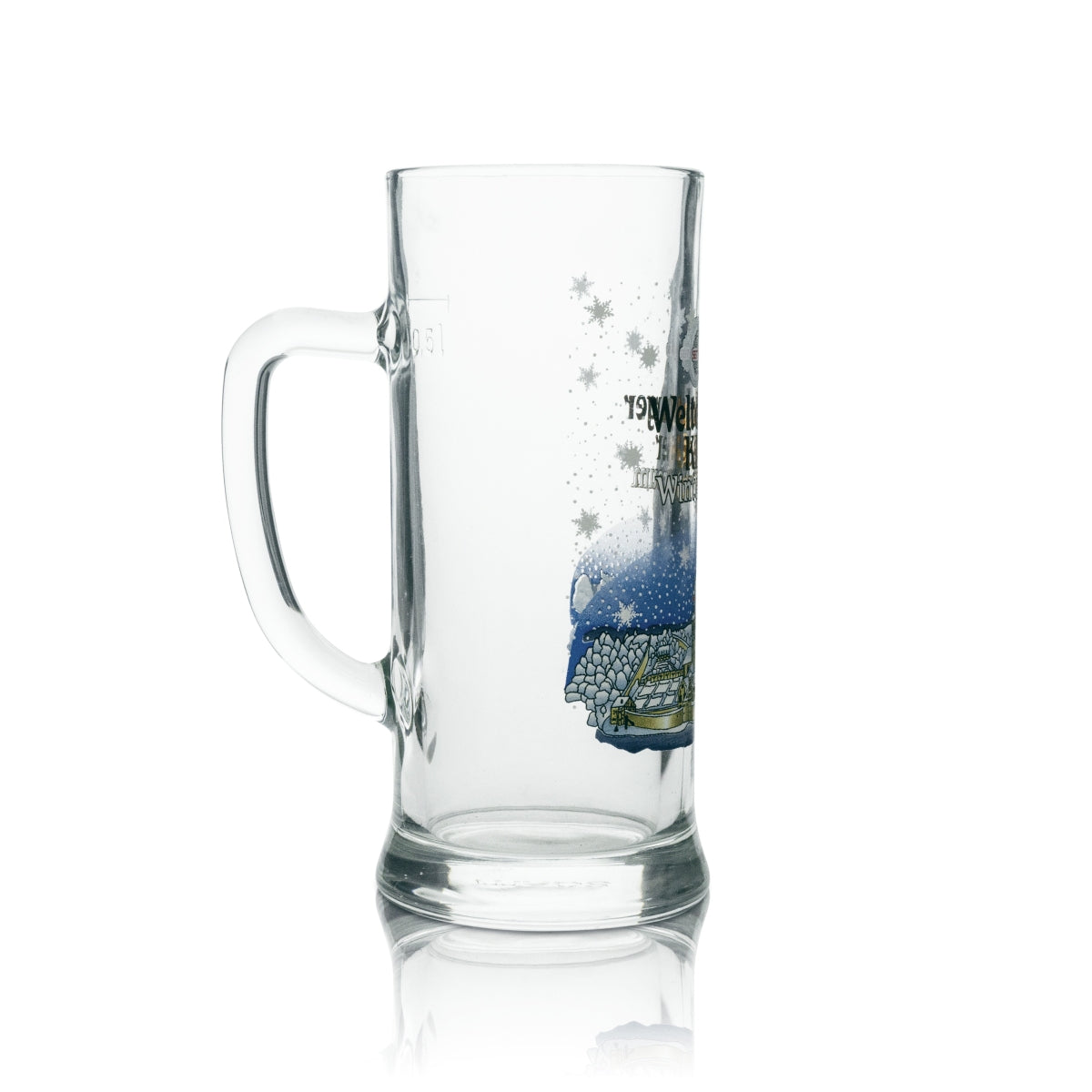6x Weltenburger Kloster Beer Glass Mug Winter Dream 0.5l Sahm – View 3