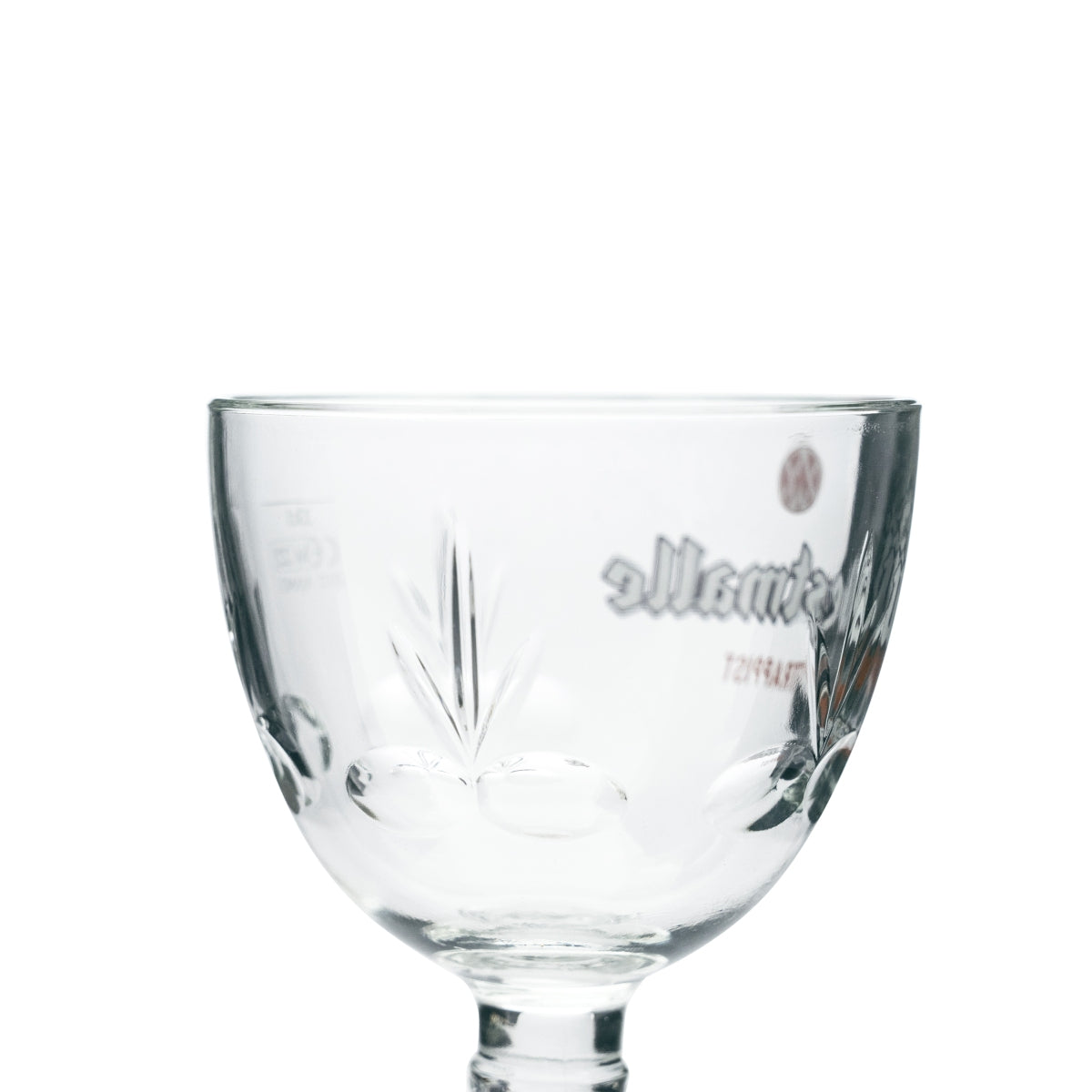 6x Westmalle glass 0.33l beer goblet cup glasses with designer stem, catering bar BEL – View 4