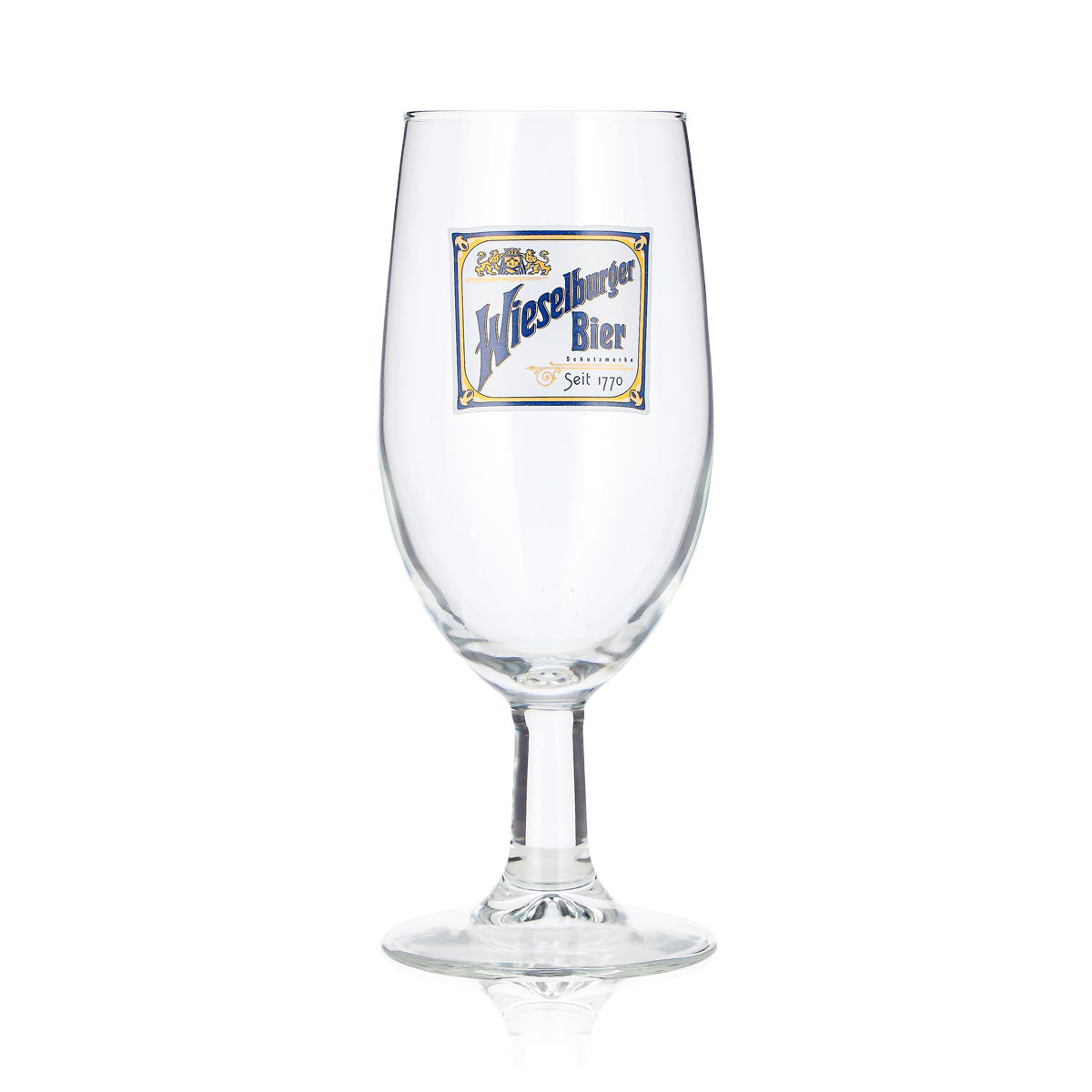 6 Wieselburger Beer Glasses, 0.25 L, Goblet-Style, "Since 1770" Trademark (Set of 6) – View 2
