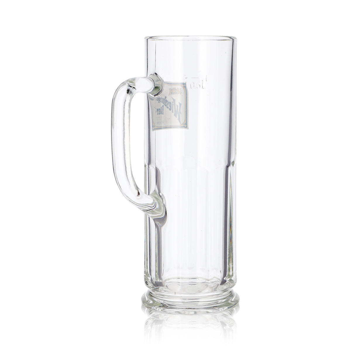 6 Wieselburger Beer Glasses, 0.5-liter Jug, "Seit 1770 Seidel Sahm" – View 6