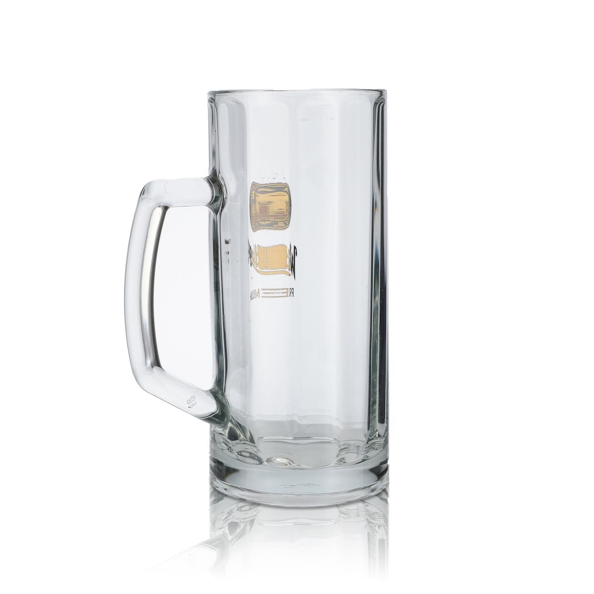 6x Wittinger beer glass 0.5l  Glasses Relief mug Beer mug Logo Blue Seidel – View 3