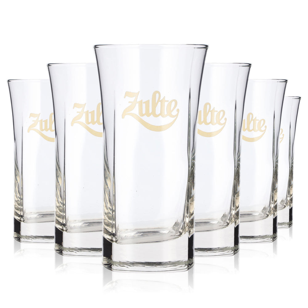 6 Zulte Beer Glasses, 0.32 L, Beer Mug, Willibecher, Beer Stein, Seidel