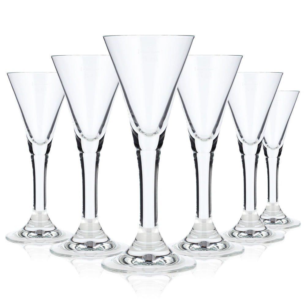 6 Zwiesel Liqueur Glasses, 5 cl, Pointed Bowl, Smooth Stem (Set of 6)