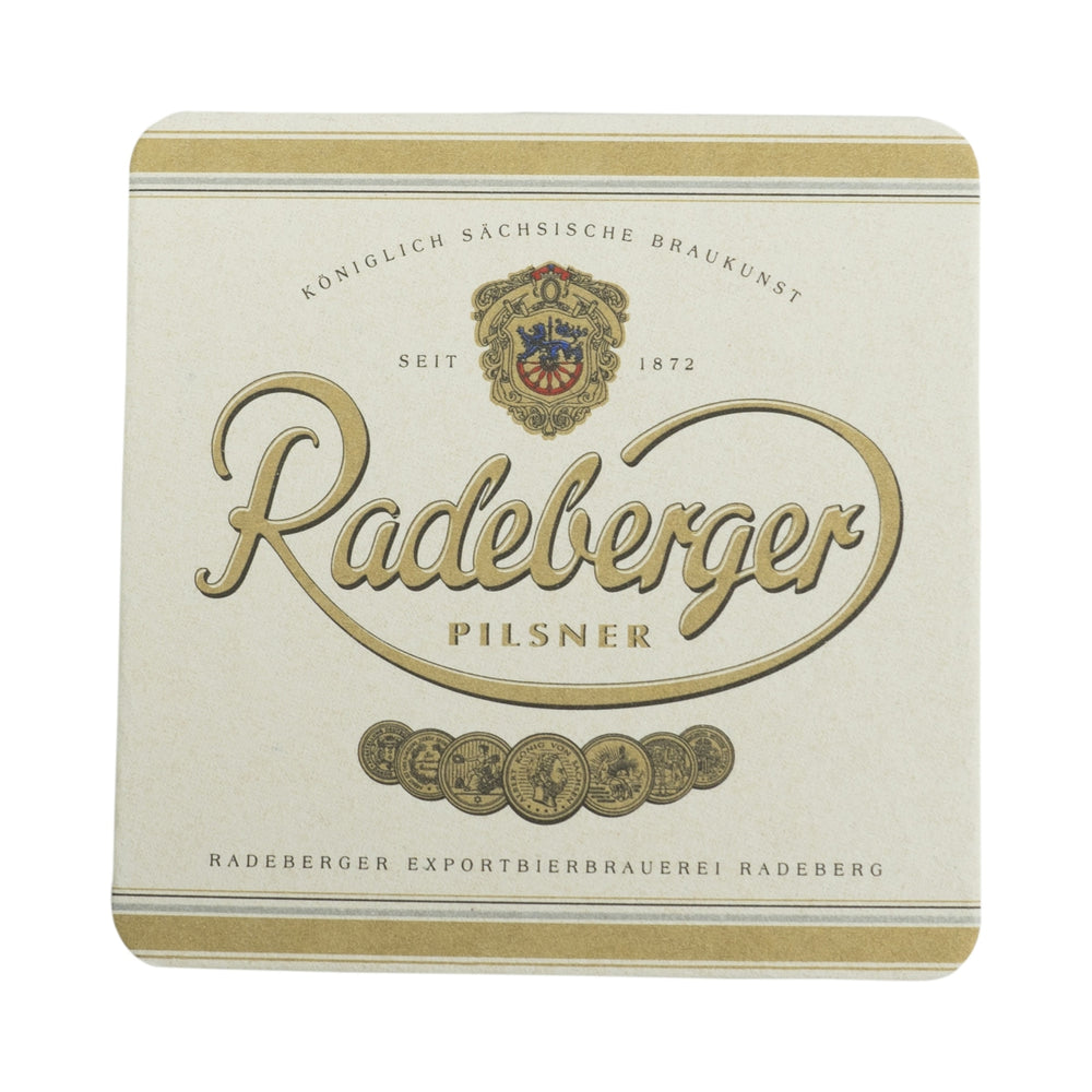 70x Radeberger beer coasters, glass coasters, beer mats, cardboard coasters, brewery bar