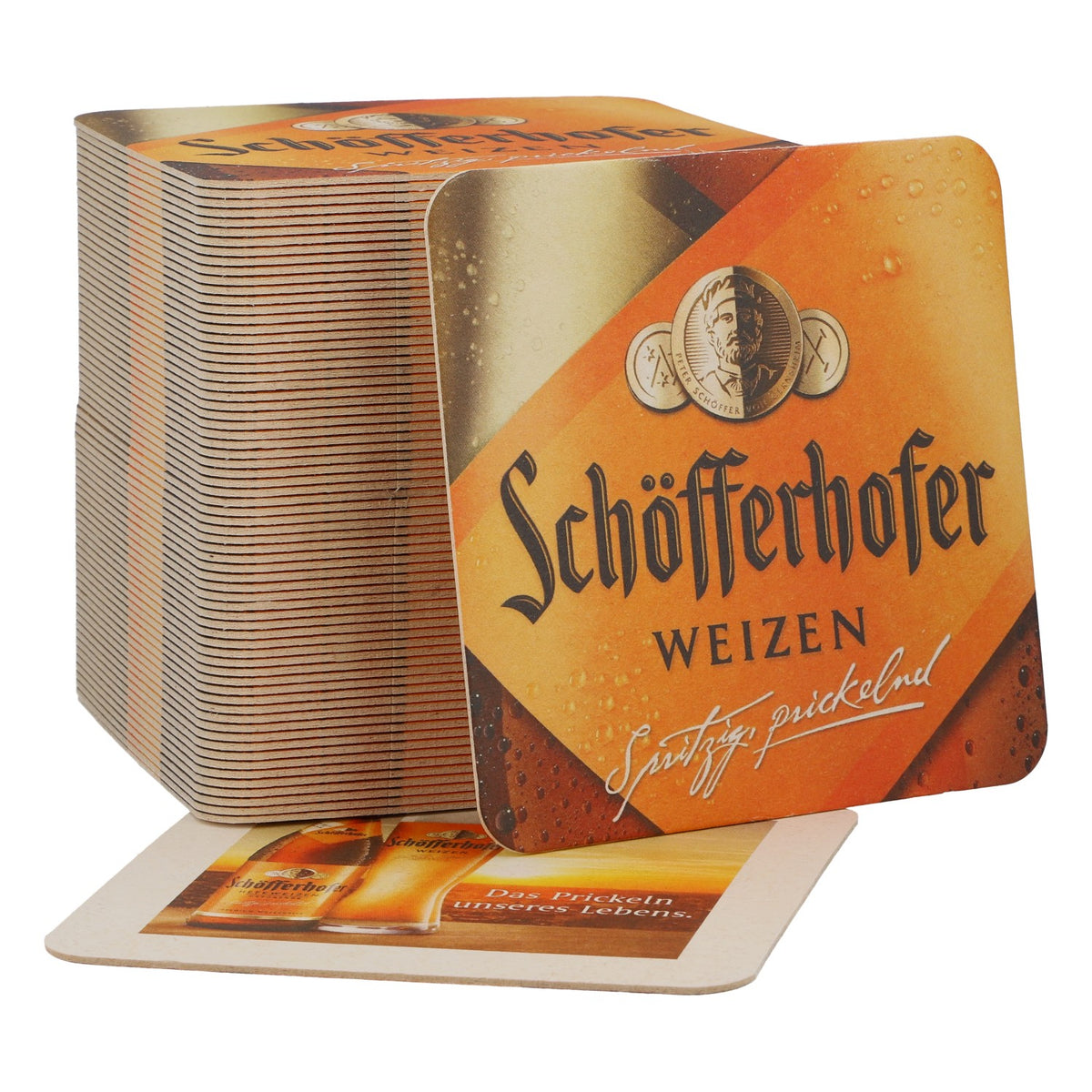 70 Schöfferhofer Beer Coasters "The Sparkle of Our Lives"