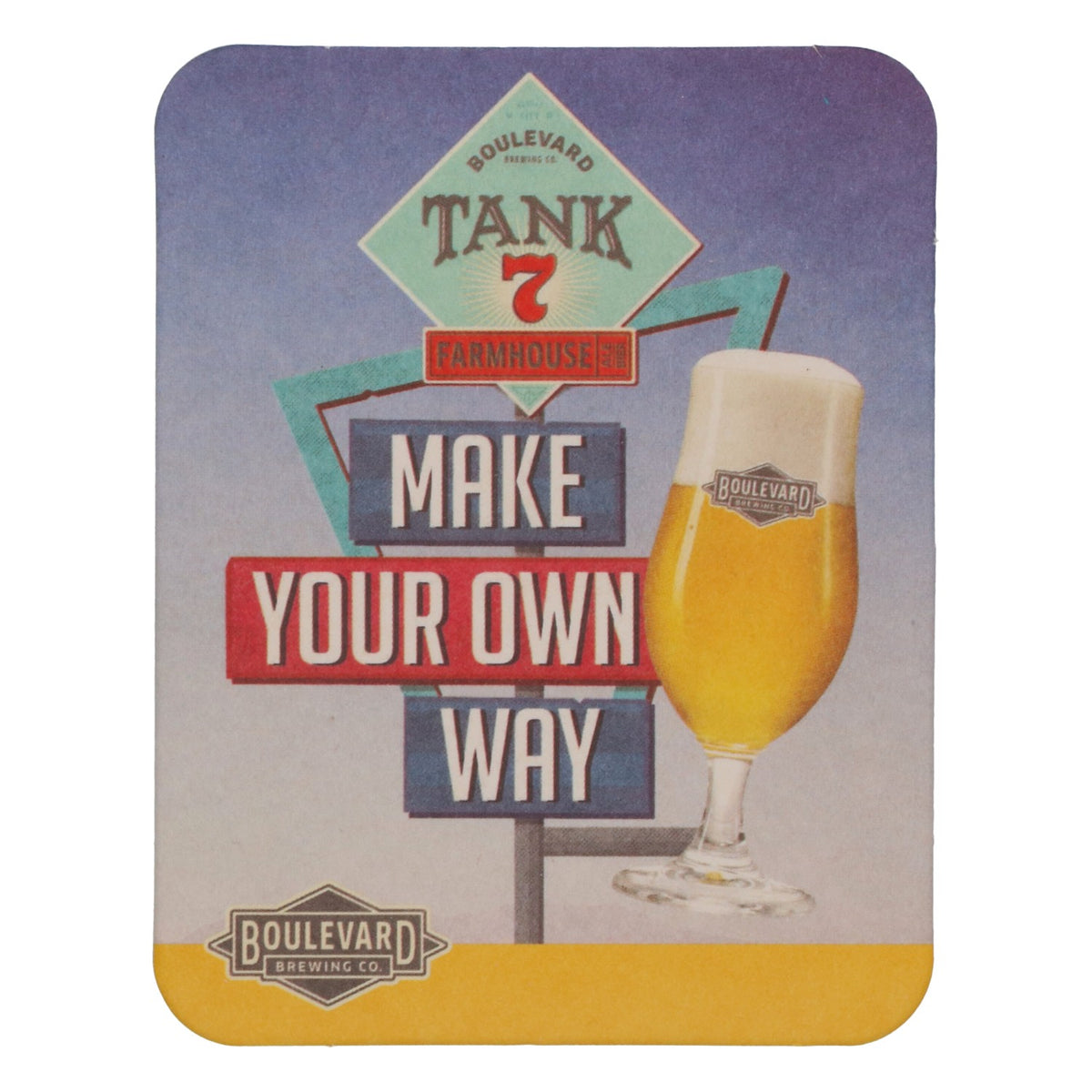 80x Boulevard Beer Coasters Glass Coasters Bar Accessories 11.5x9 cm – View 3