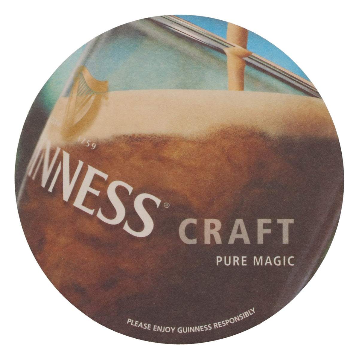 80 Guinness Beer Coasters, Ø 10.5 cm, "Craft" – View 3