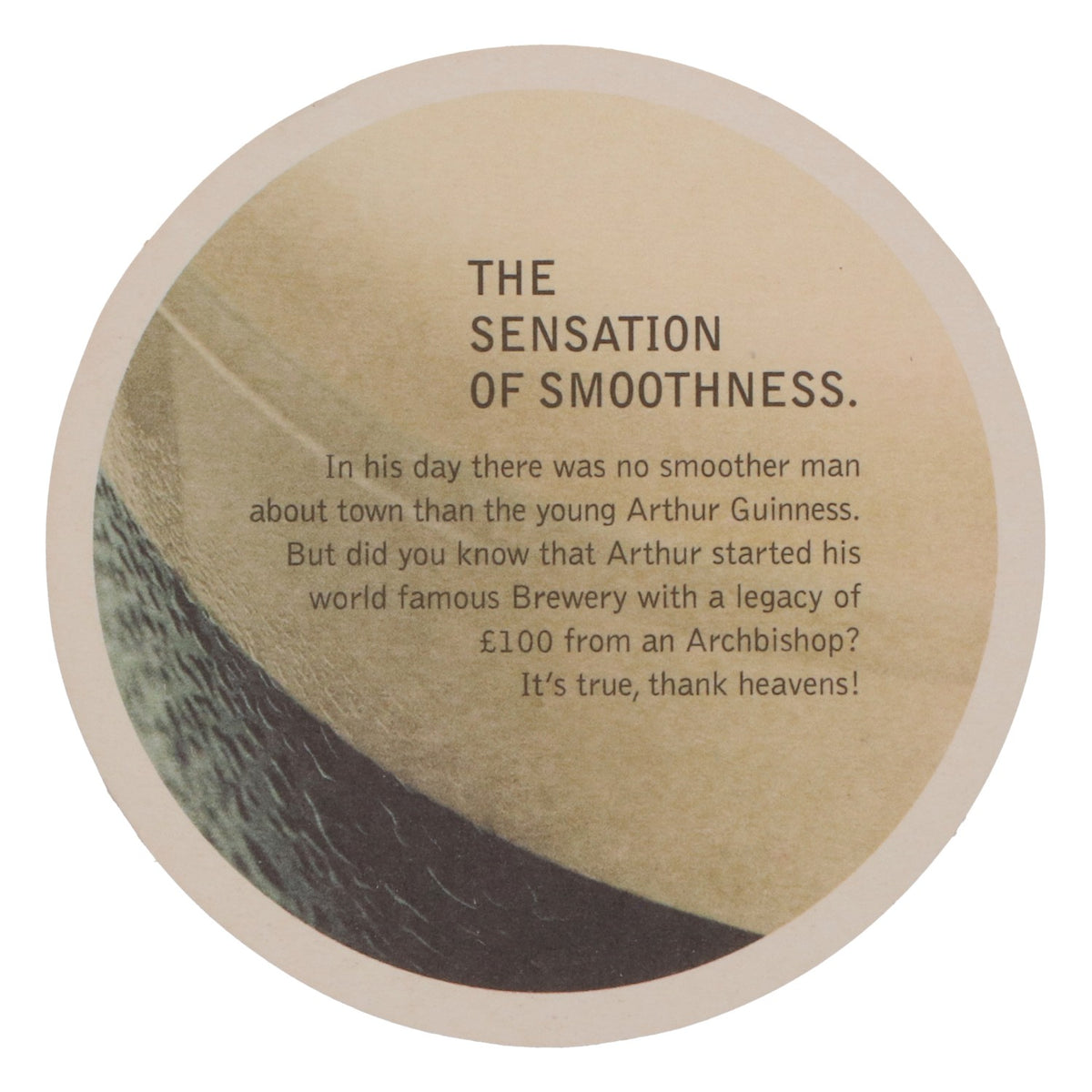 80 Guinness Beer Coasters, Ø 10.5 cm, "Smoothness" – View 4