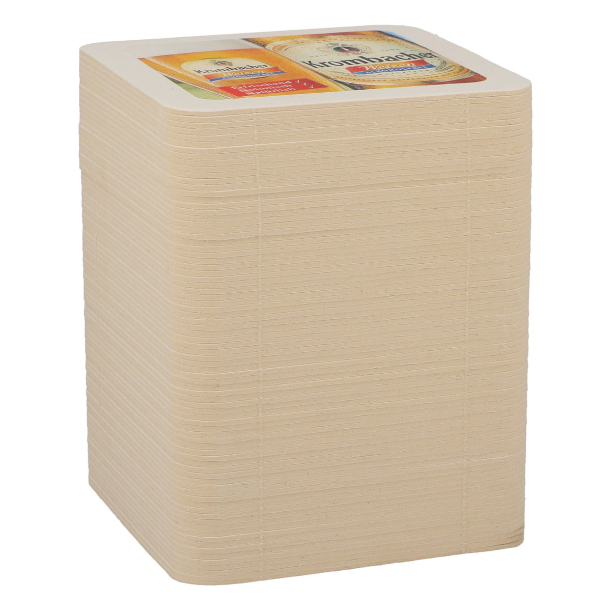 80x Krombacher Beer Coasters Glass Coasters Bar Accessories Wheat Non-Alcoholic – View 2