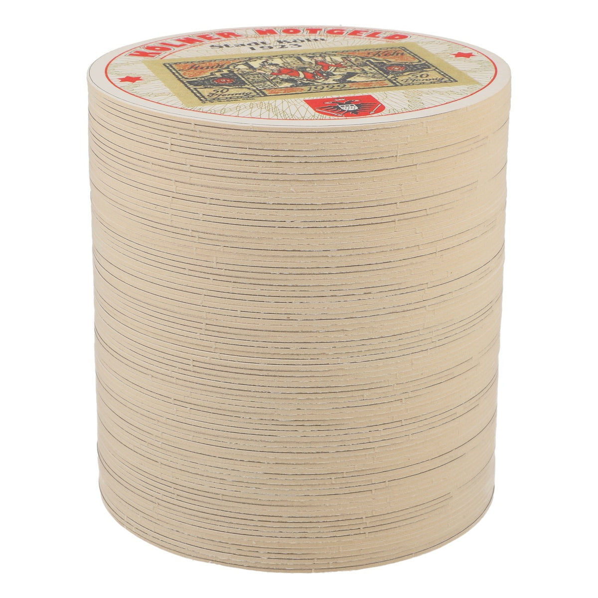 80x Reissdorf beer coaster "Cologne emergency money" 50 pfennig V1 – View 2