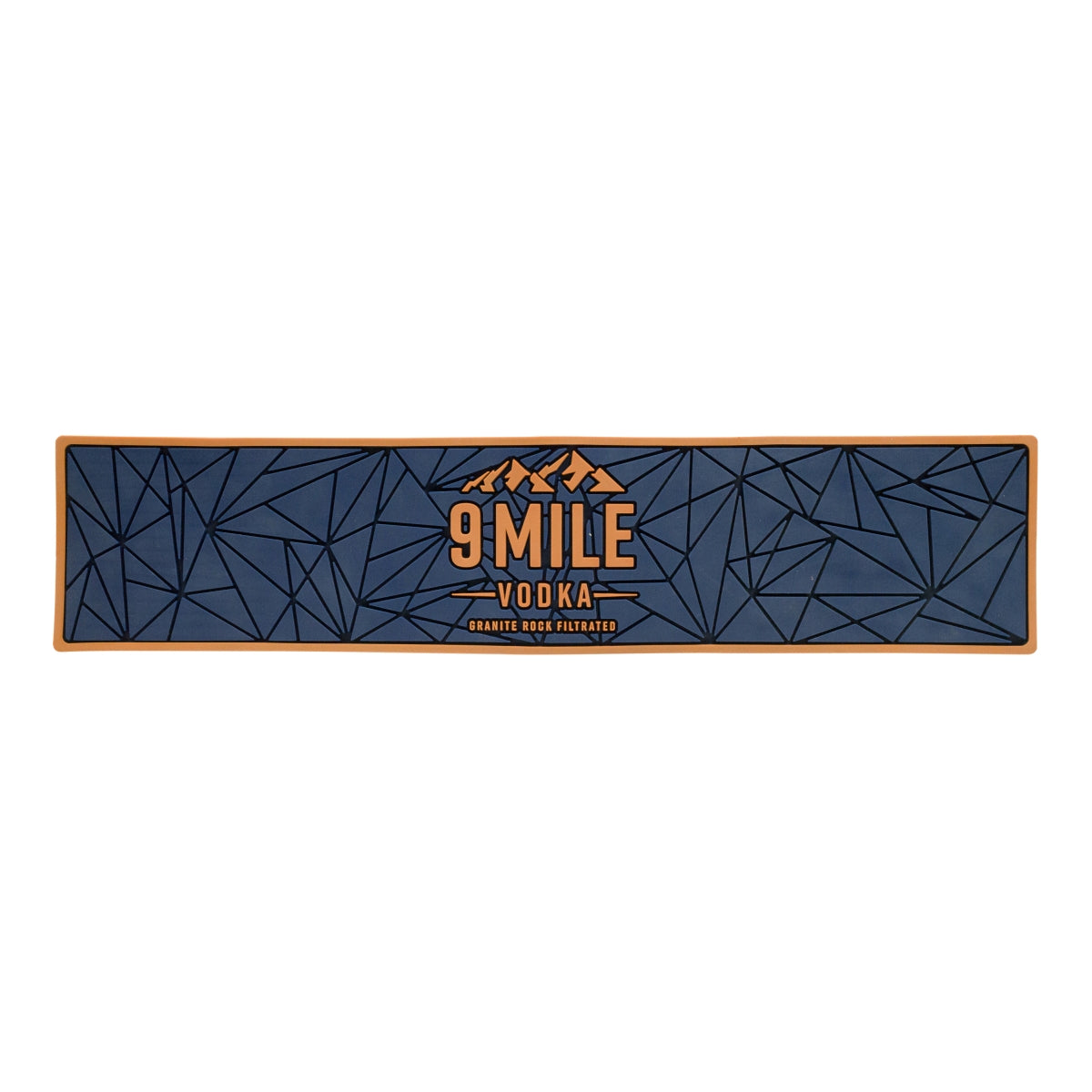 9 Mile Bar Mat 58x13cm Drip Tray Runner Gastro Glasses Bartender Counter