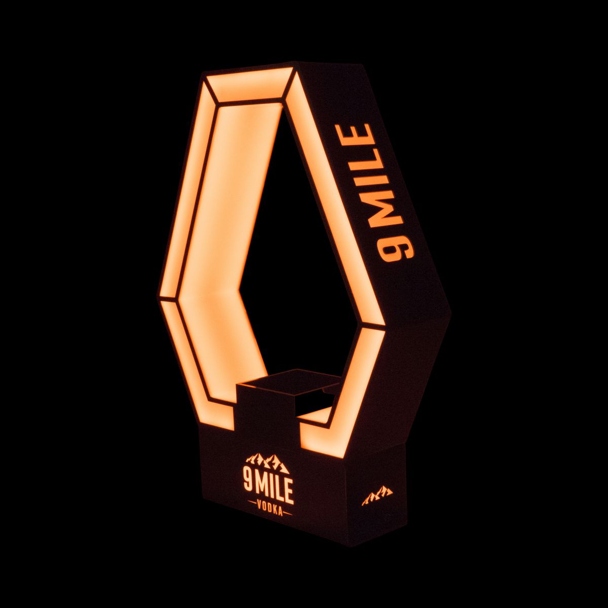 9 Mile Glorifier Exclusive Bottle Presenter LED Bottle Presenter Luminated – View 2