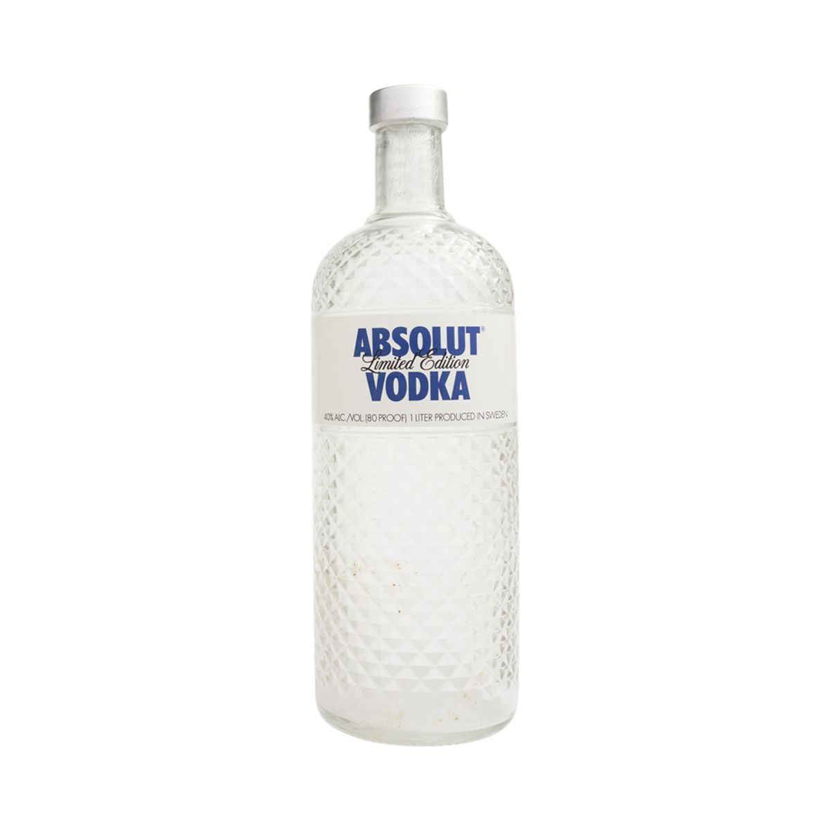 Absolute decoration show bottle 1l EMPTY dummy bottle glass crystal glass design