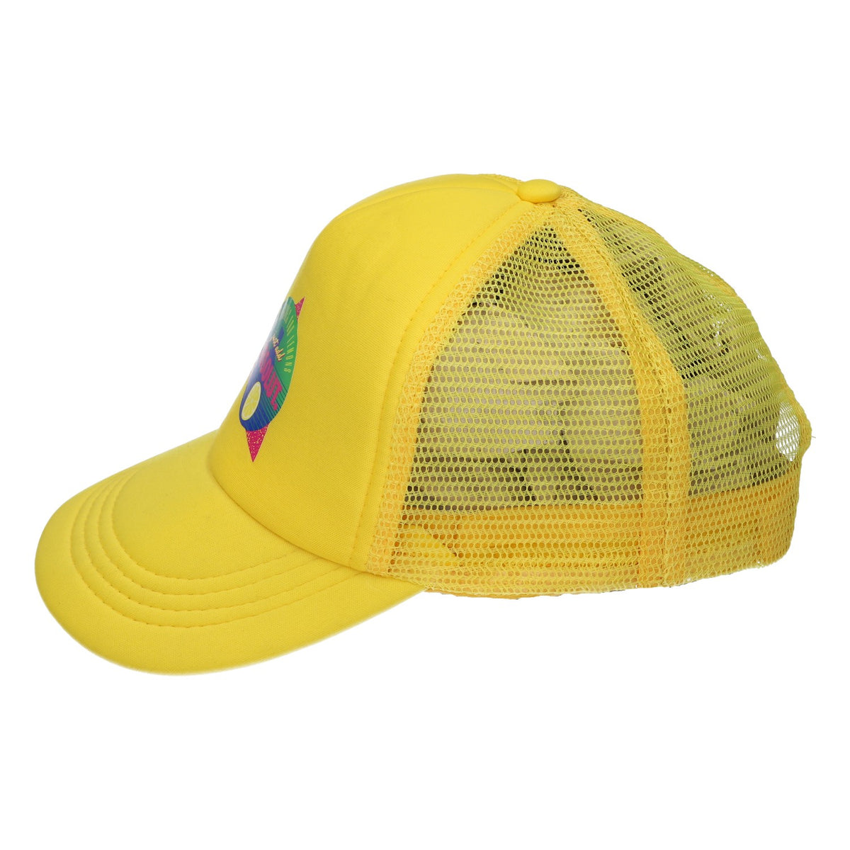 Absolute Cap Yellow Snapback Baseball Cap Adjustable Size Unisex Trucker – View 2