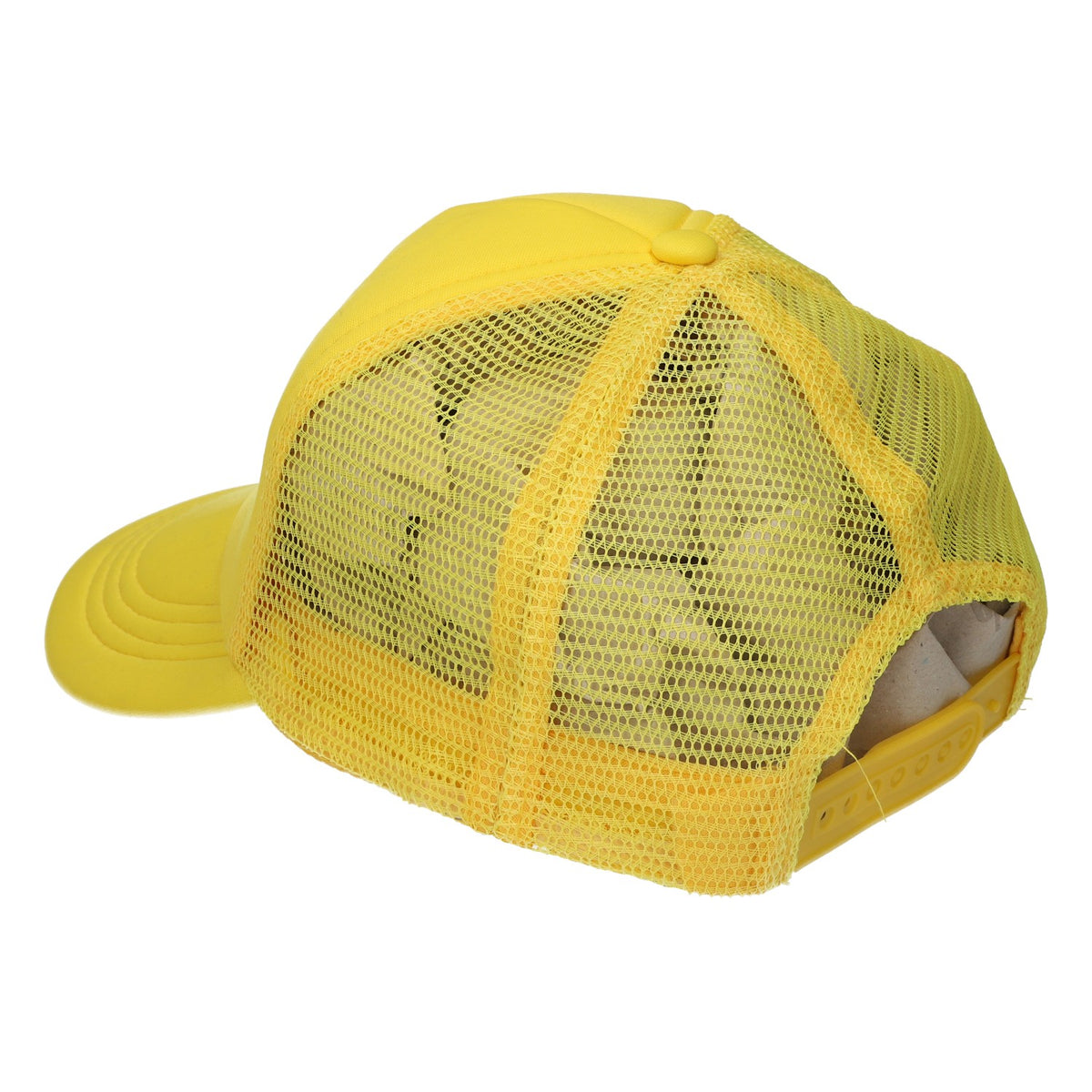 Absolute Cap Yellow Snapback Baseball Cap Adjustable Size Unisex Trucker – View 3