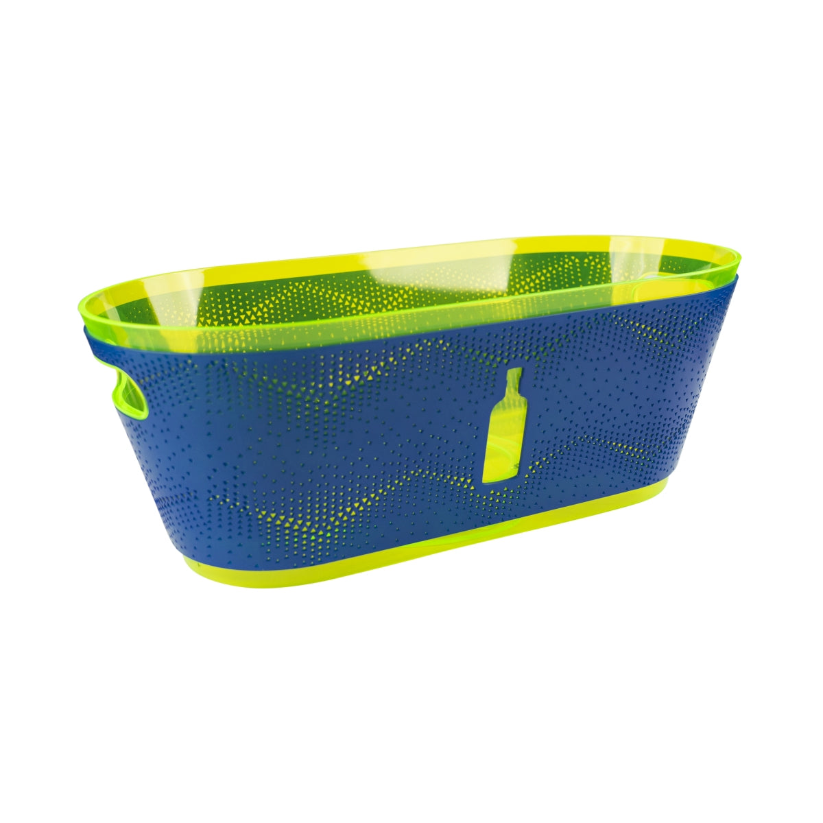 Absolutely Cool Bottle Cooler LED Cooler Ice Box Tray 50x25x19cm Ice Cubes Lumi – View 2