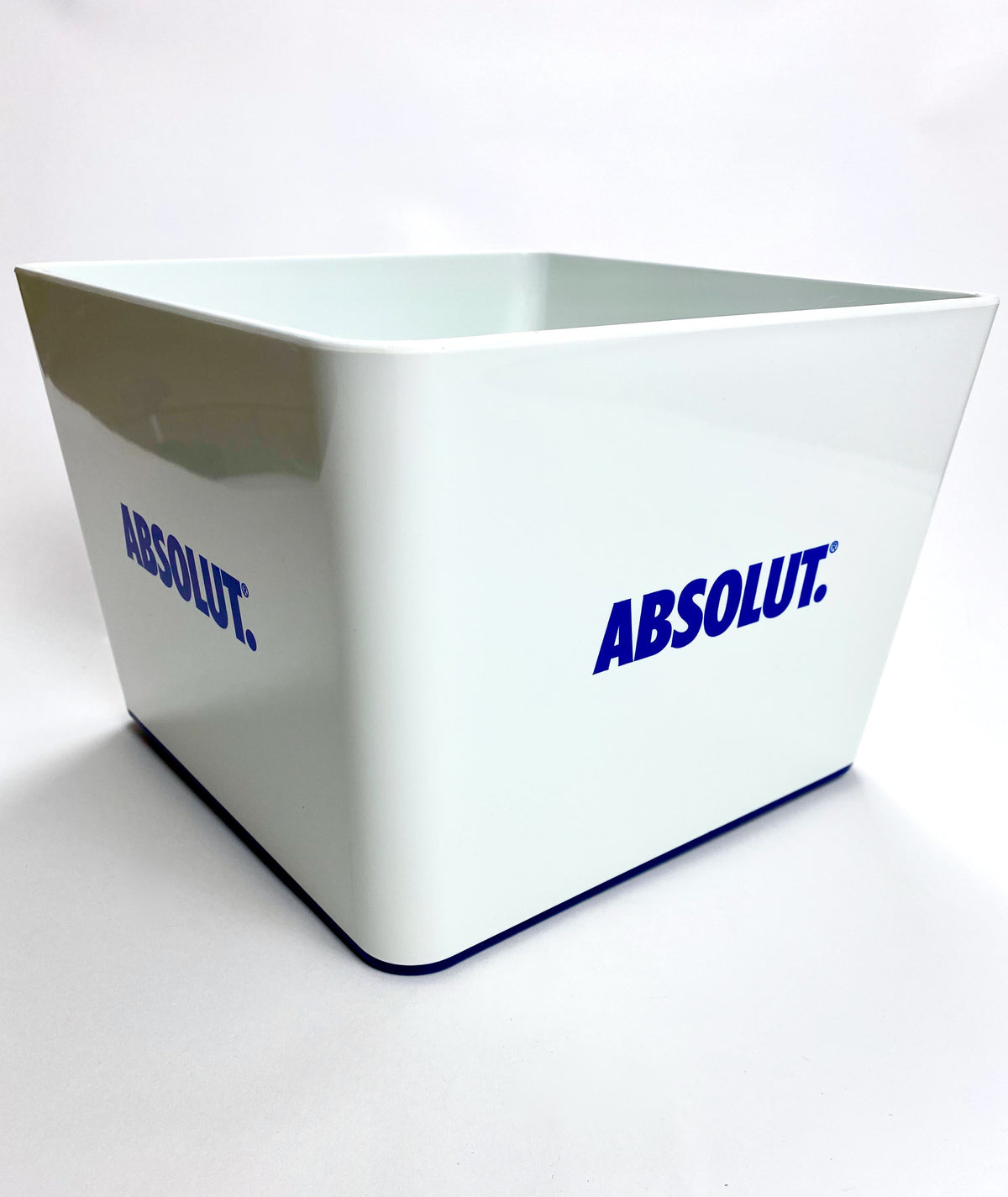 Absolut Vodka bottle cooler ice cube container white without lid without original packaging