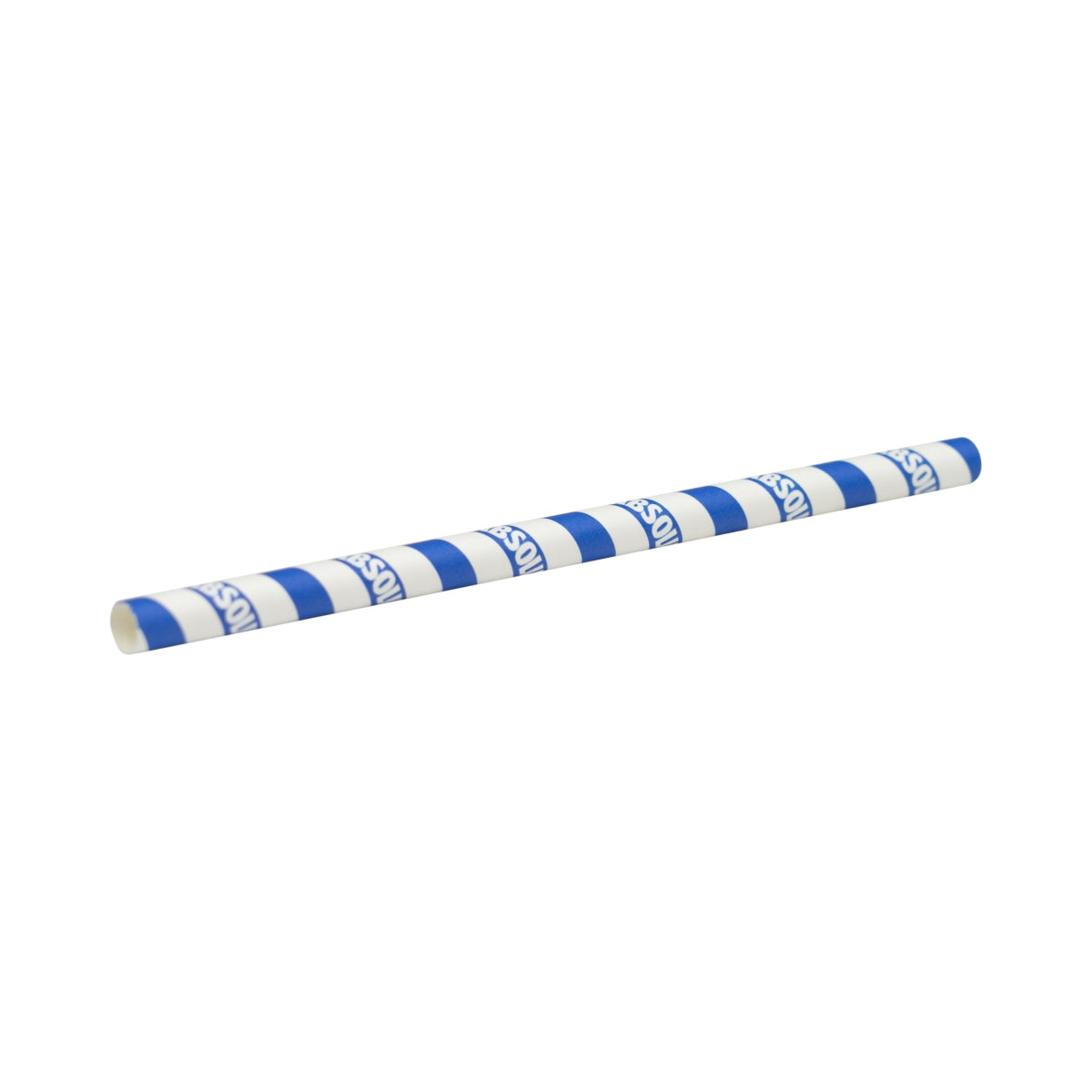 10x Absolut Vodka Paper Straw Blue White Straw for Glass Tube Cocktail – View 2