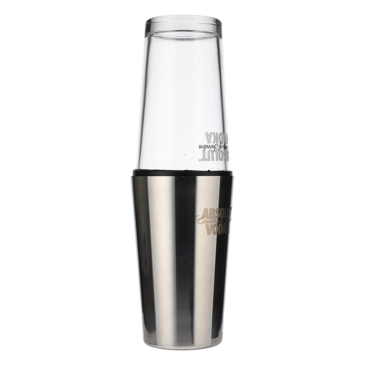 Absolut Vodka Shaker Stainless Steel Boston Shaker Stainless Steel Bar Accessories 2-piece – View 2