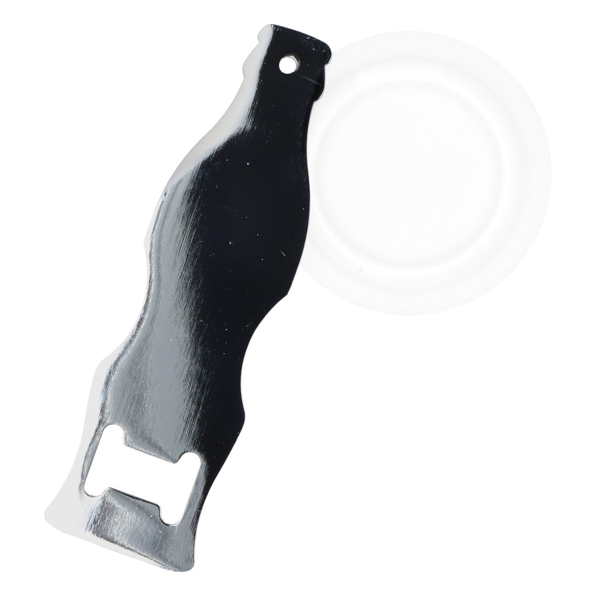 Afri Cola soft drink bottle opener bottle cap opener bottle shape metal – View 2