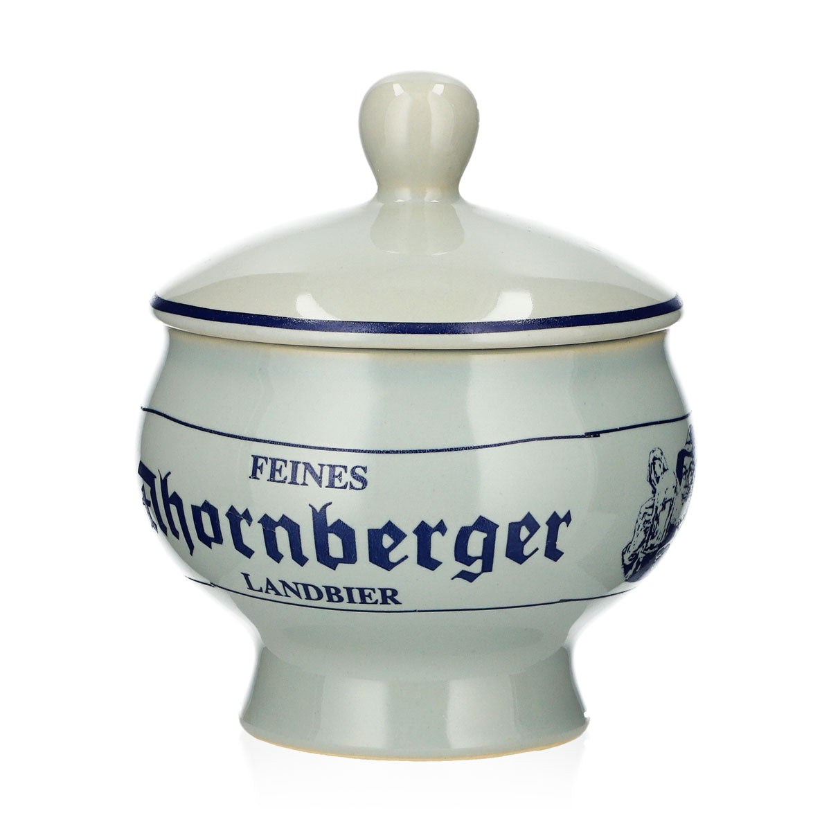 Ahornberger Beer Glass, Ceramic, Gray, Mustard Pot – View 3