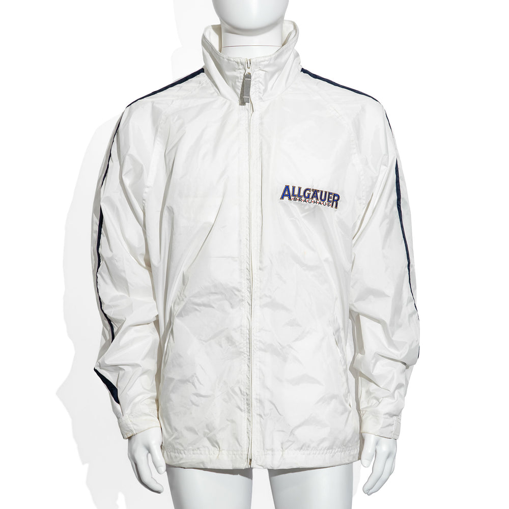 Allgäuer Brauhaus Beer Glass, Size L; Polyester Rain Jacket, White, Size L