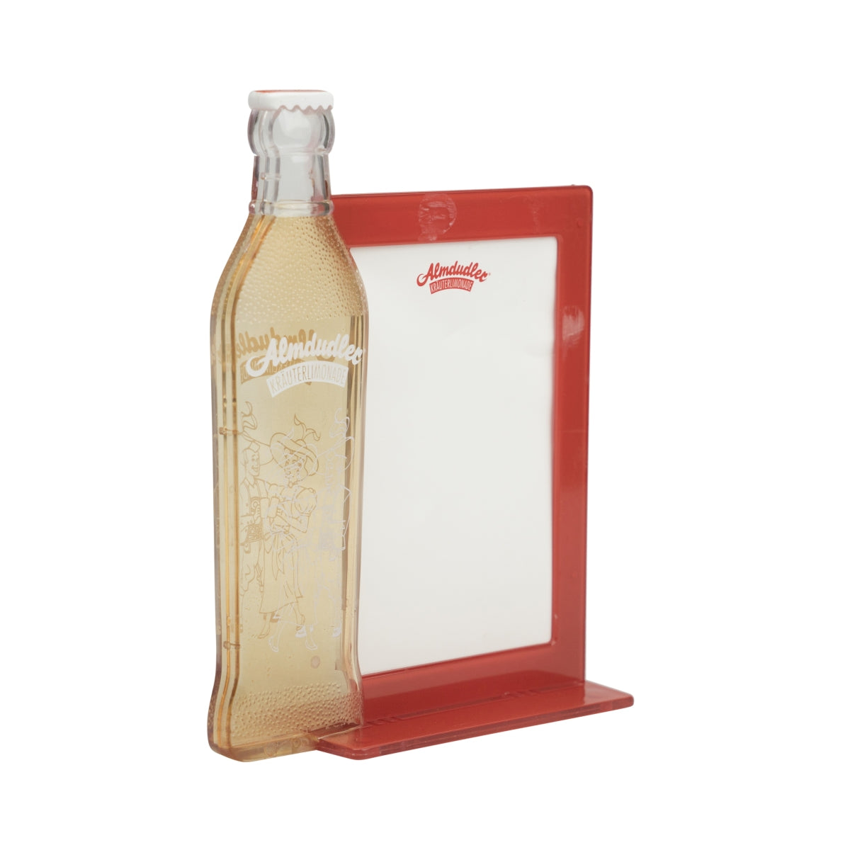 Almdudler Lemonade Table Display A6 15x20cm Bar Decoration Menu Card Holder Logo – View 2