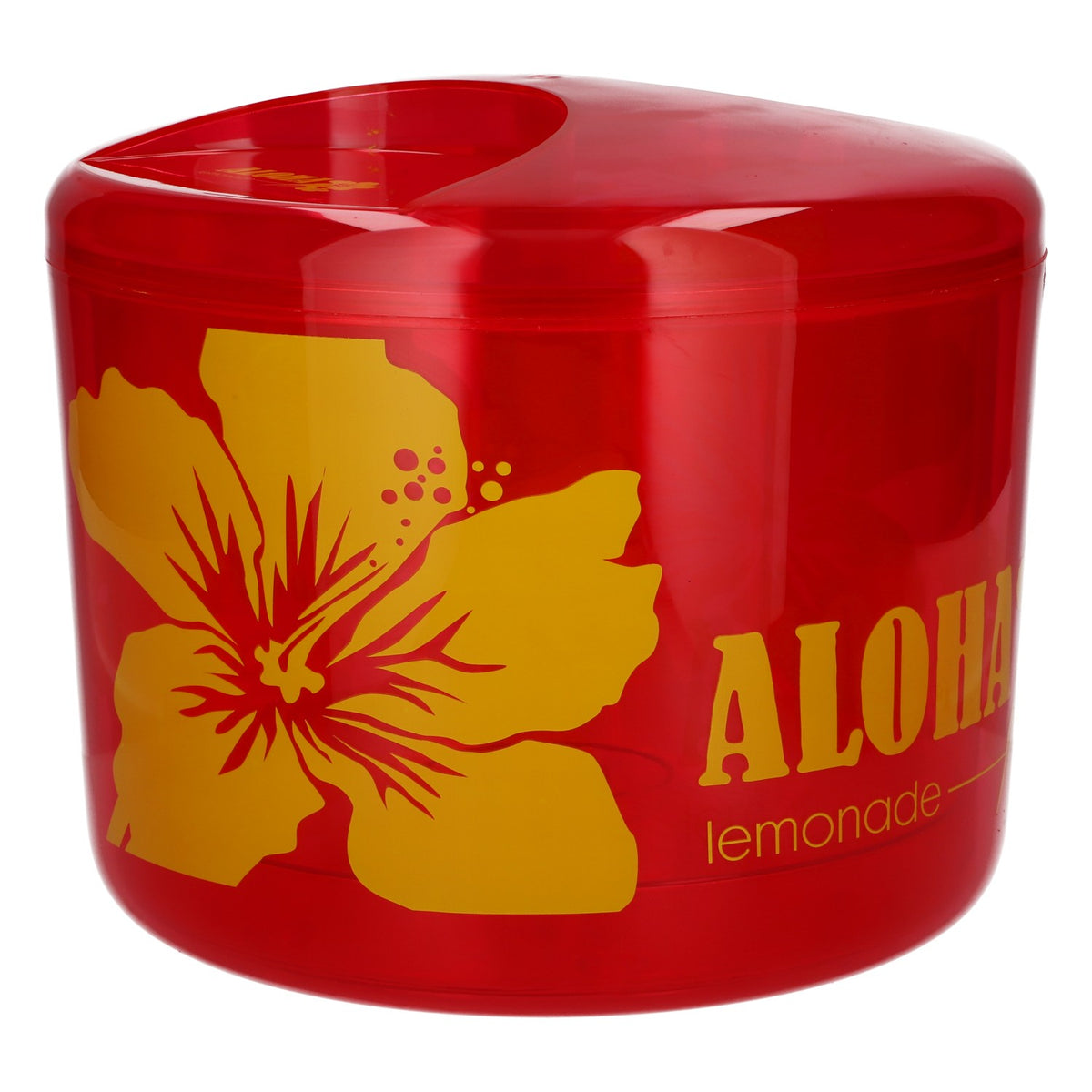 Aloha Soft Drink Cooler, Bottle Cooler, Lemonade, Red, New, Plastic Champagne Cooler – View 2