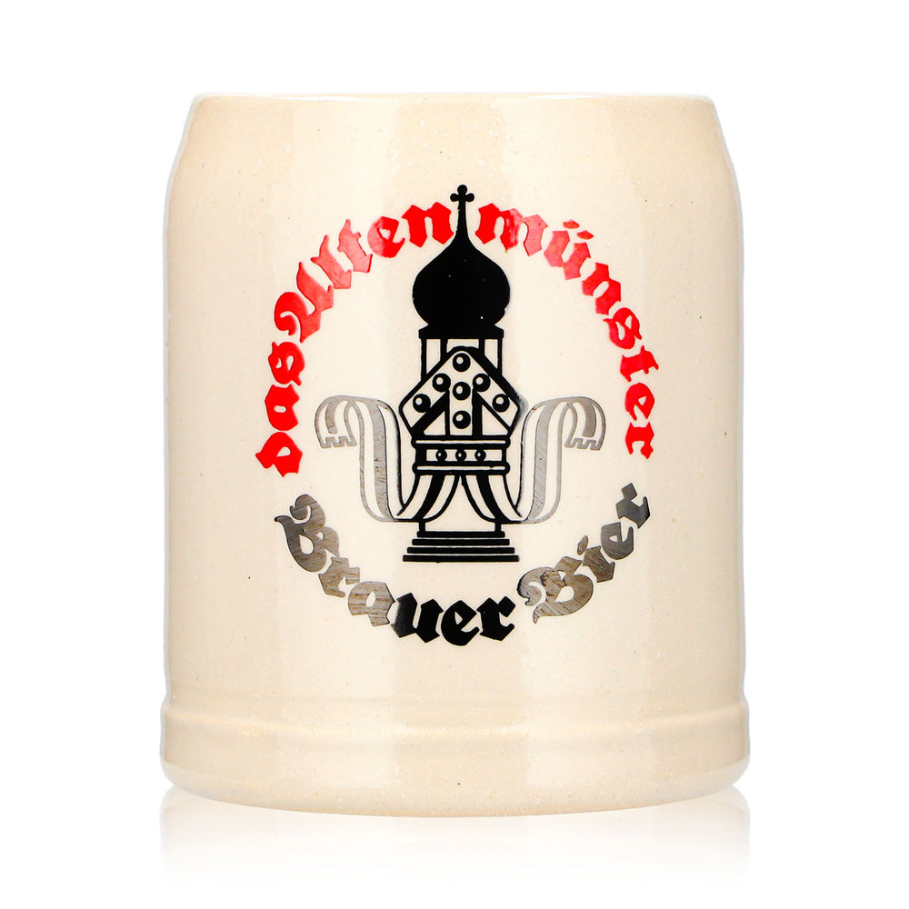 Altenmünster Beer Mug, 0.3 L, Clay, Seidel, Glass, Earthenware