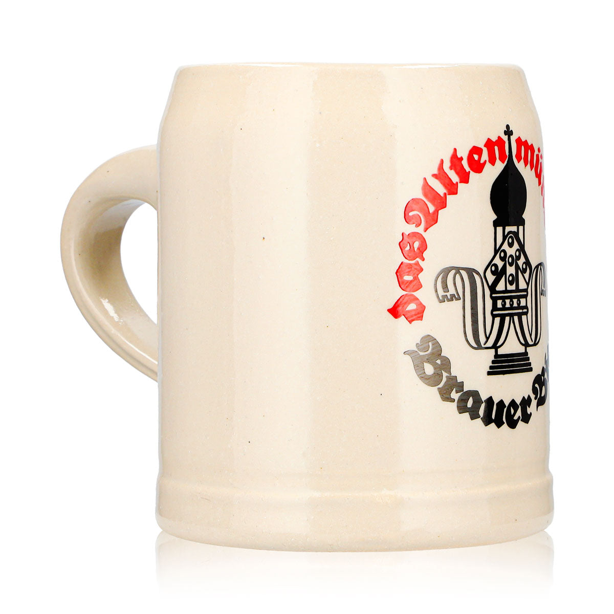 Altenmünster Beer Mug, 0.3 L, Clay, Seidel, Glass, Earthenware – View 2