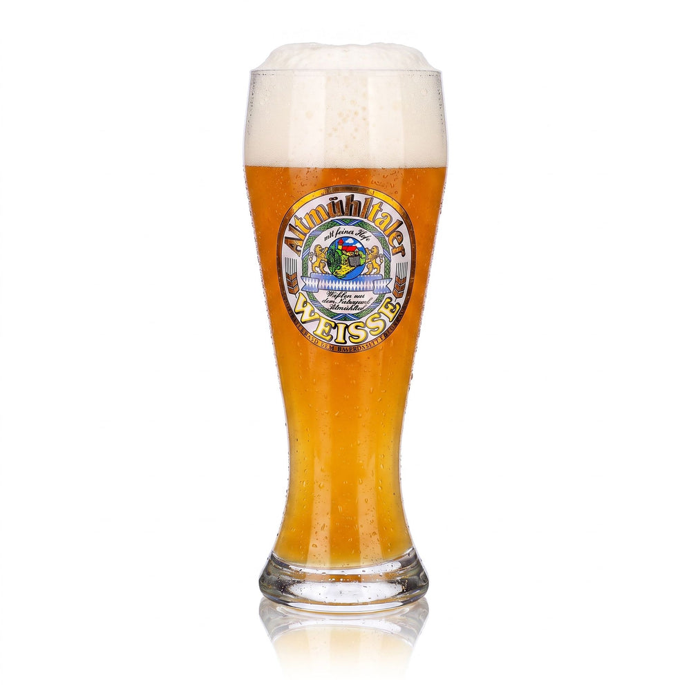Altmühltaler Beer Glass, 0.5 L, "Weisse Residenz" by Franz Herb