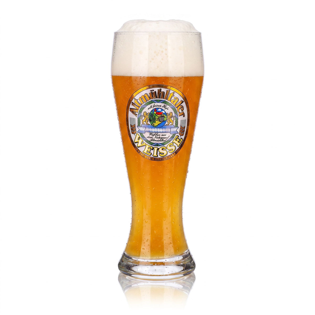 Altmühltaler Beer Glass, 0.5 L, "Weisse Residenz" by Franz Herb
