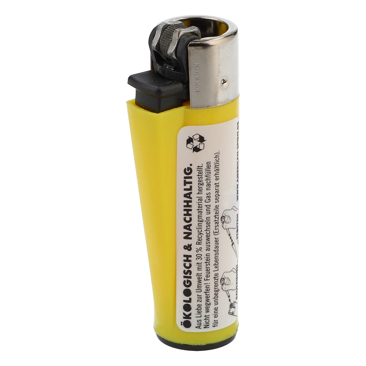 American Spirit Tobacco Lighter Classic Large Yellow Reusable Clipper – View 4