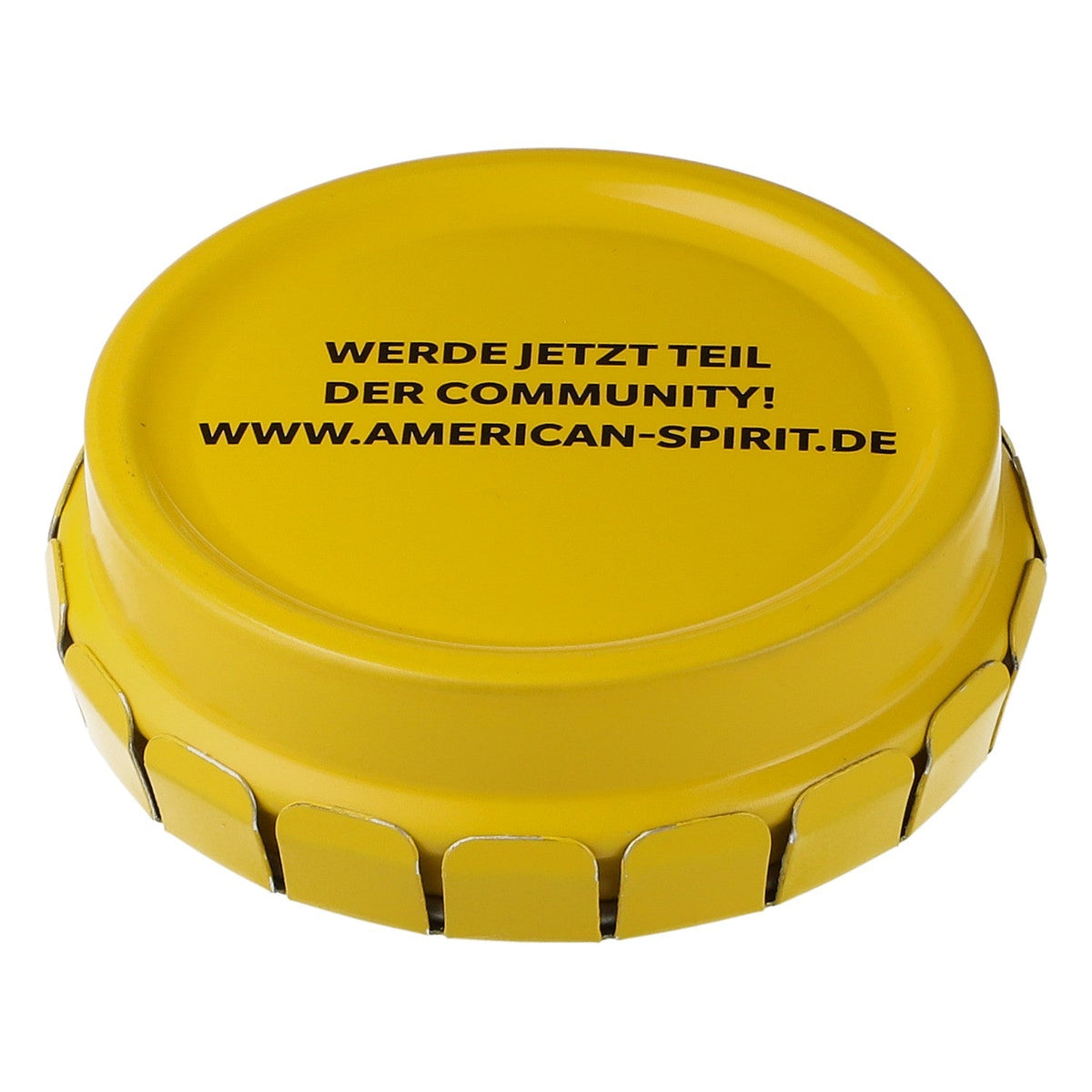 5x American Spirit Cigarette Ashtrays Beach Ashtray Tin Mini Yellow – View 5
