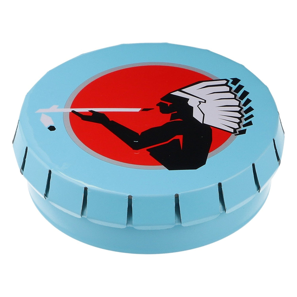5x American Spirit Cigarette Ashtrays Beach Ashtrays Tin Can Mini Blue – View 4